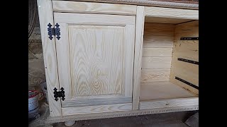 how to make a door for a cabinet, jak zrobić drzwiczki do komody,