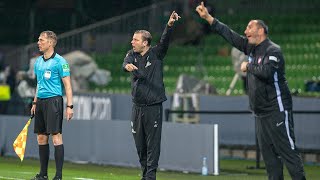 Pressekonferenz Mit Frank Schmidt Und Florian Kohfeldt Nach Dem Relegations Hinspiel Gegen Bremen