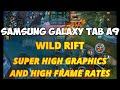 League of Legends Wild Rift in Samsung Galaxy Tab A9