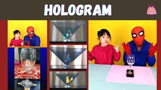 3D HOLOGRAM USING PHONE - JGY Test Play #shorts Paku Pakiss