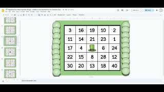 One-Step Equation Bingo - Addition and Subtraction - St. Patrick's Day-Themed