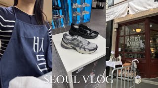 KOR/JPN)1泊2日のソウルVLOG🇰🇷🤍グルメ・美容・ショッピング☕️🛍️時間のない中行きたい所行き尽くす💨