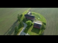 beautiful incoming storm clouds recorded by drone