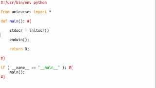Python [curses] 04 The Getmaxyx Function