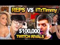 TSM Reps vs iiTzTimmy in 100.000 Twitch Rivals last game!! STREAMERS GAME