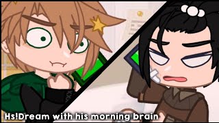 [🌹] HS!Dream with his morning brain || MCYT Highschool AU || Gacha Club