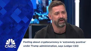 Feeling about cryptocurrency is 'extremely positive' under Trump administration, says Ledger CEO