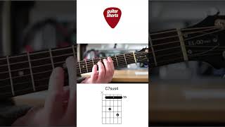 Guitar for beginners. C7sus4 Chord. #shorts