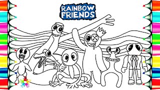 Roblox Rainbow Friends Coloring Pages / How to color All Seven / Syn Cole - Need Ya [NCS Release]
