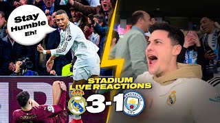 🔥 Mbappé FATHERS Man City | Real Madrid vs Manchester City 3-1 Champions League Live Crowd Reactions