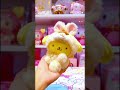 Lovely Pompompurin & My Melody Rabbit Plush Mascot Holders❤️ #shorts #asmr #kawaii #sanrio