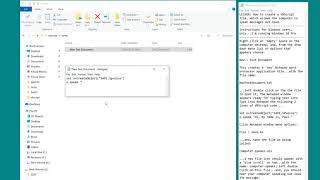 VBScript: Get the computer to talk text messages through speakers.