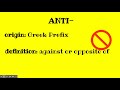 anti greek prefix