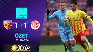 Merkur-Sports | Kayserispor (1-1) Antalyaspor - Highlights/Özet | Trendyol Süper Lig - 2023/24