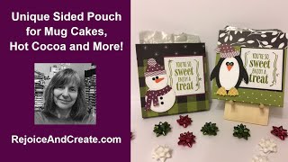 Unique Sided Treat Pouch for Mug Cakes, Hot Cocoa and More!