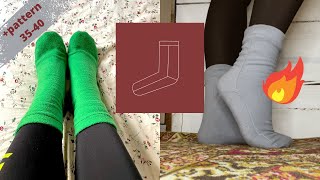 make WARM fleece SOCKS spend 10 minutes and 1$ | easy for sewing beginners