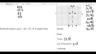 Algebra 2A - Unit 3 Notes Set 3 Part 3 (Wednesday, October 1)