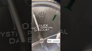 沉浸式体验，高倍镜看高端组装表绿萝日志 #劳力士rolex #datejust41