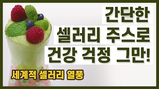 샐러리 주스 만들기 - 셀러리 주스 맛있게 먹는 방법 및 보관방법