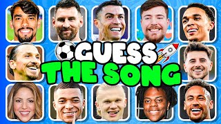 ⚽ Guess PLAYER and YOUTUBER Who Owns SONG 🎵 Ronaldo, Messi, Haaland, Mbappe, MrBeast, IShow Speed