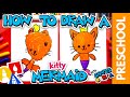 How To Draw A Mermaid Kitty- Preschool