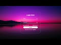 New Transparent Login Form Using HTML & CSS | #codewith_muhilan #coding #css