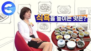 '한 컷의 과학' 식욕을 억제하는 맛은 무엇일까?