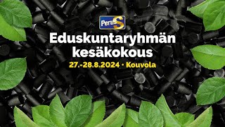 Eduskuntaryhmän kesäkokous 2024 - Riikka Purra ja Jani Mäkelä