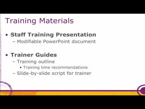 IDER Toolkit: Training materials