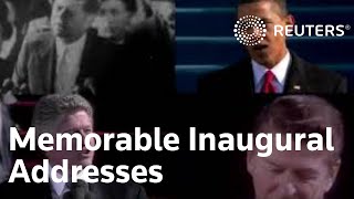 Memorable inauguration speeches by U.S. presidents