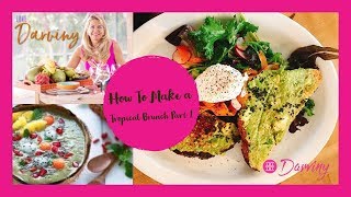 How To Make A Tropical Brunch Part 1 (All Things Lemon!)