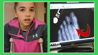 KATIE GETS AN X-RAY ON HER TOE | Flippin' Katie