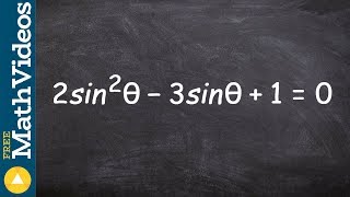 Factor a trigonometric equation to determine all the solutions