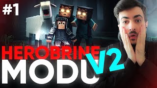 @MASKARR  YAYINDA ADAL' IN HEROBRINE V2 MODUNU OYNUYOR | BÖLÜM 1