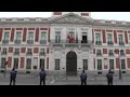 Minute's silence in Madrid as army preps hospital