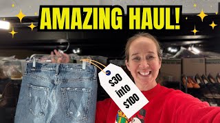 THRIFT WITH ME + AMAZING HAUL! 😱💸 Crazy Finds!