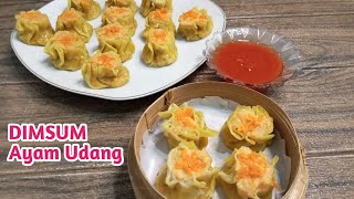 Resep DIMSUM AYAM UDANG Gurih   Kenyal \u0026 Enak