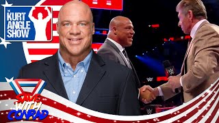 Kurt Angle on why he started joining production meetings