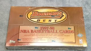 1997-98 Bowman's Best Box Opening!! Tim Duncan RC Refractor?