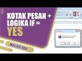 Mengaktifkan Tombol Yes dan No di Jendela Kotak Pesan (msgbox) Macro VBA