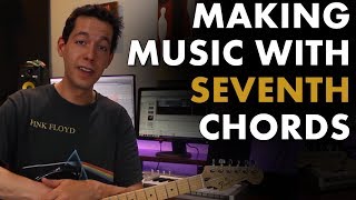 How To Write Progressions using min7, maj7, and Dominant 7th chords [Songwriting - Music Theory]