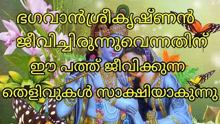 ഭഗവാൻ ശ്രീകൃഷ്ണൻ ജീവിച്ചിരുന്നുവെന്നതിന്  10 ജീവിക്കുന്ന തെളിവുകൾ സാക്ഷ്യമാകുന്നു