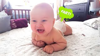 Funniest Moments When Baby Fart - Funy Baby s