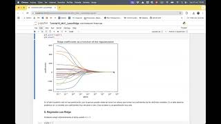 Machine Learning para Economistas - Tutorial 6 - Ridge y Lasso