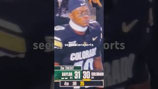 SHEDEUR SANDERS IS CRAZY!! COLORADO WINS  over BAYLOR!!#deionsanders #coloradofootball #cfb #espn