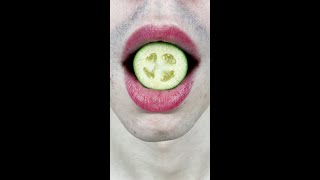 ASMR Half Feijoa sellowiana Satisfying eating #shorts