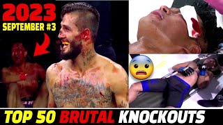 MUAY THAI & MMA, BOXING 50 Knockouts | September 2023 Part.3