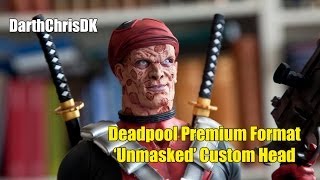 Deadpool Premium Format - Custom 'Unmasked' Head