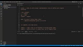 Python Programming - Les 3 - Python Basic Syntax/Semantic