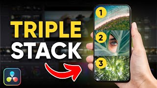 How to Stack Videos Vertically in DaVinci Resolve